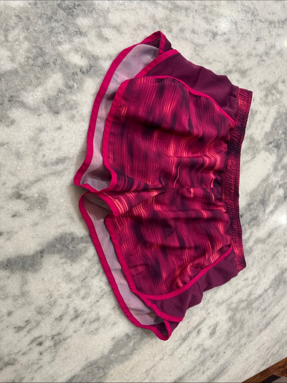 Old Navy Pink Patterned and Black Athletic Shorts Set - Picture 3 of 4